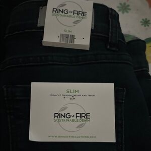 Ring of Fire Dark Blue Sustainable Denim